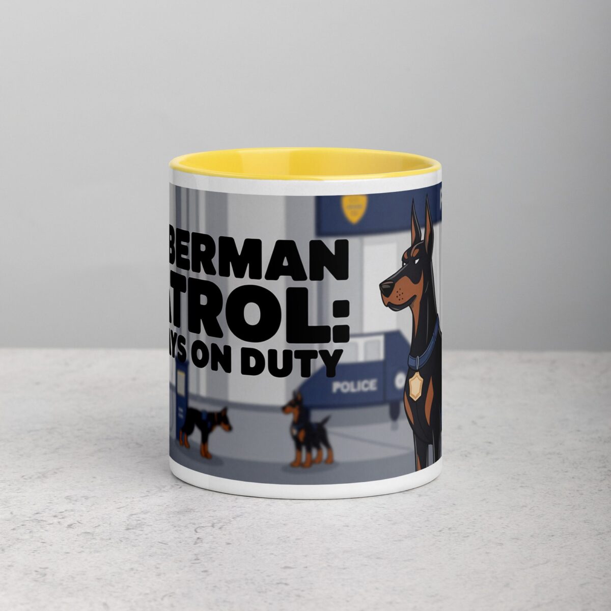 Doberman Patrol: Always on Duty Coffee Mug & Tea Cup - Image 19