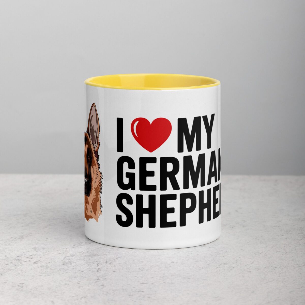I ❤️ My German Shepherd Coffee Mug & Tea Cup - Image 19