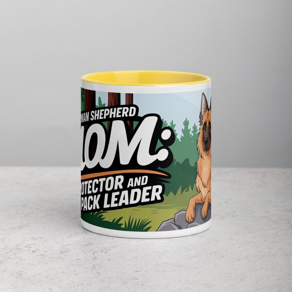 German Shepherd Mom: Protector and Pack Leader Mug - Image 19
