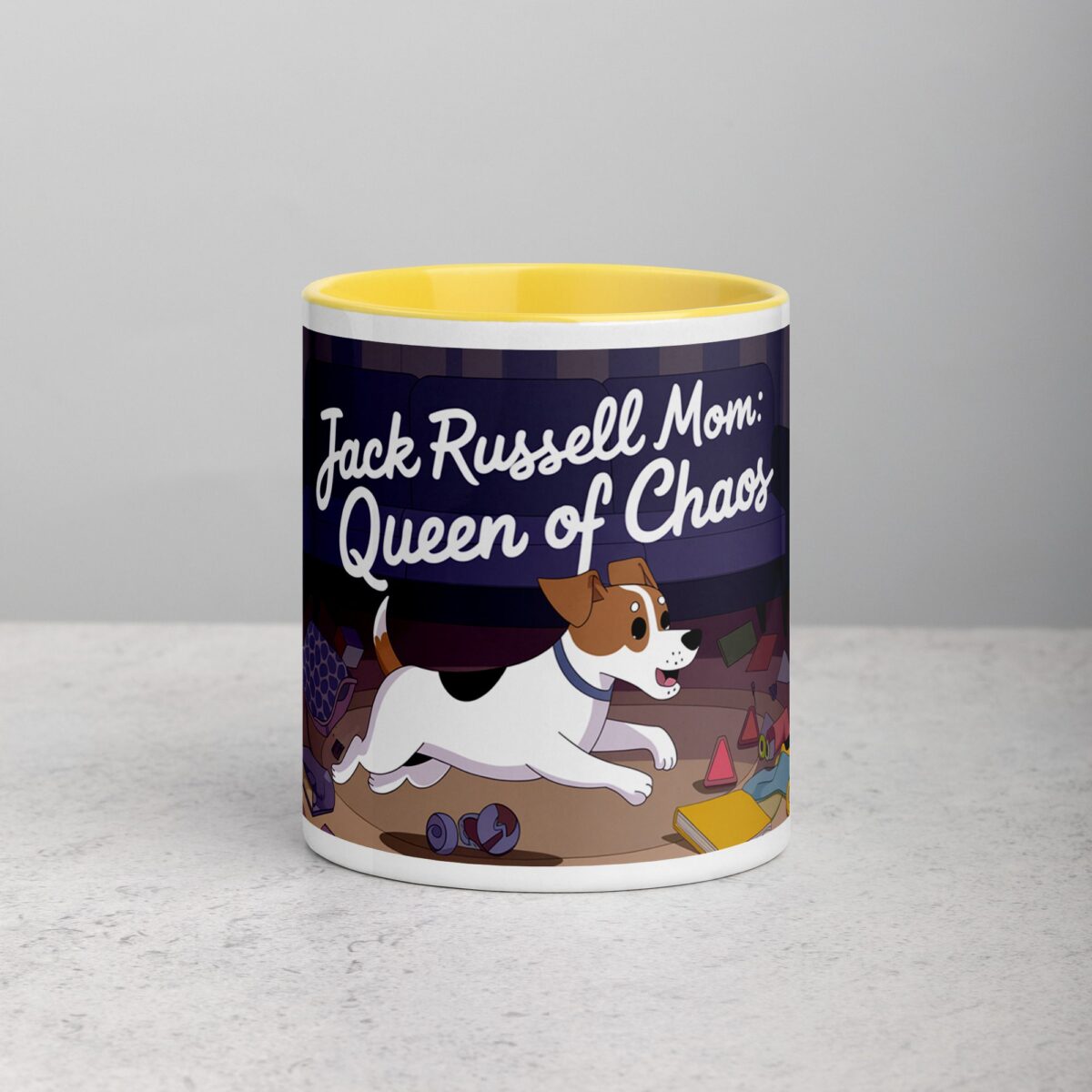 Jack Russell Mom: Queen of Chaos Coffee Mug - Image 19