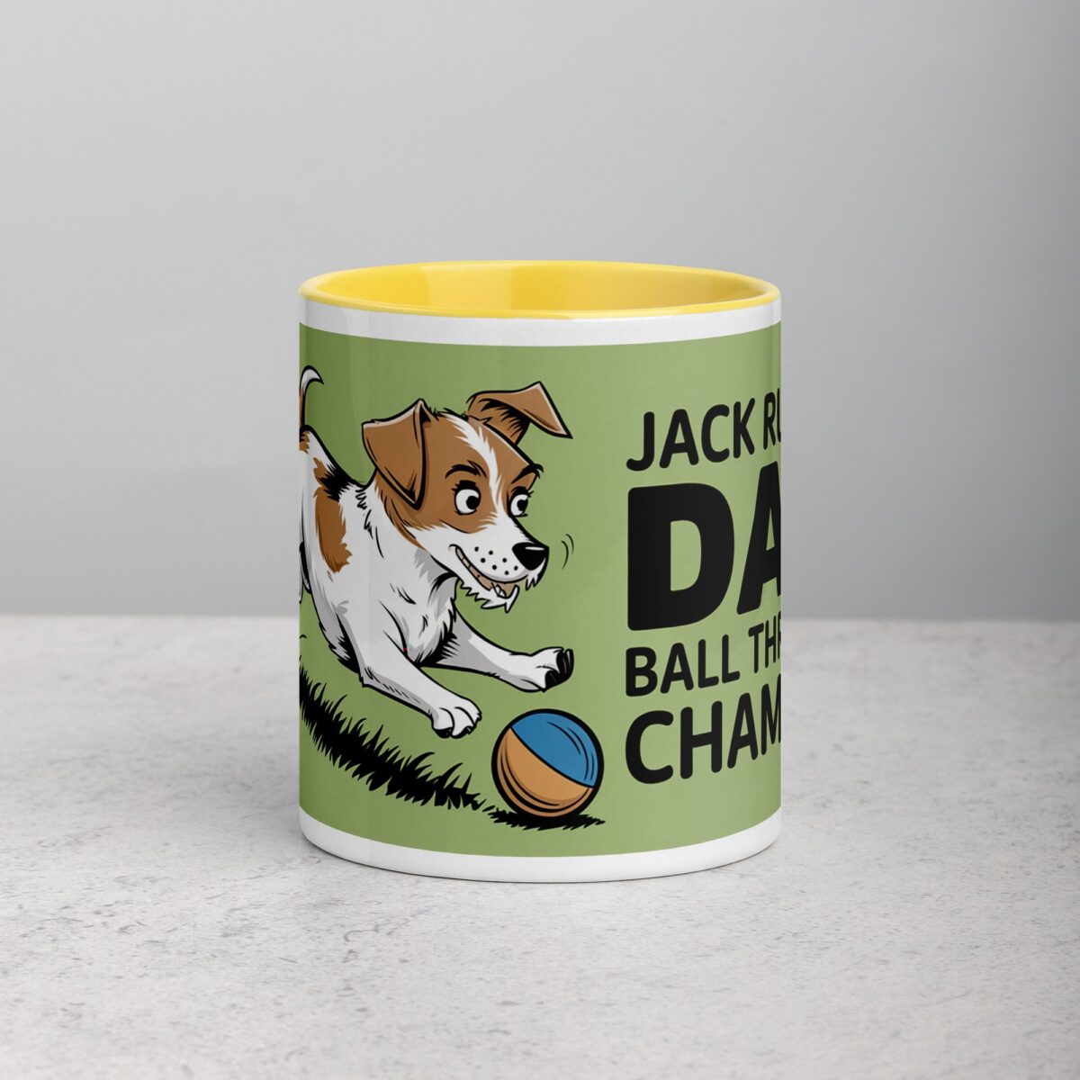 Jack Russell Dad: Ball Throwing Champion Coffee Mug - Image 19