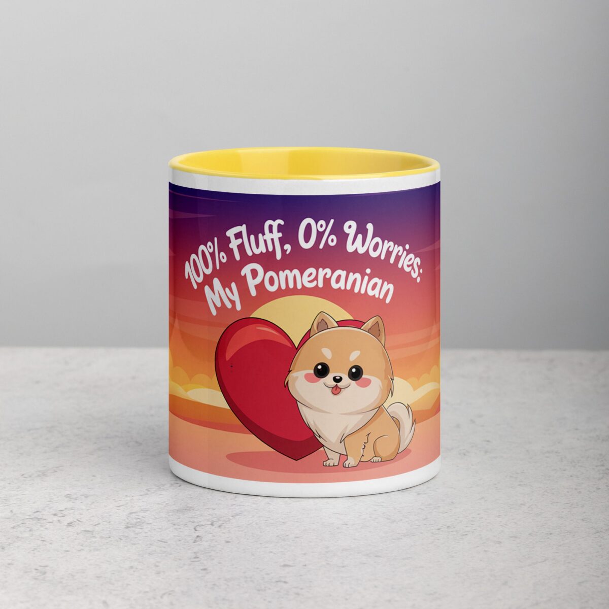 100% Fluff, 0% Worries: My Pomeranian Coffee Mug - Image 19