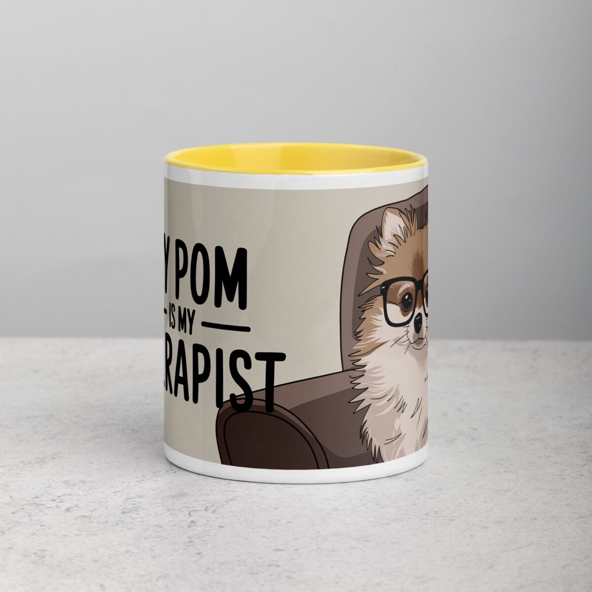 My Pom Is My Therapist Coffee Mug - Image 19