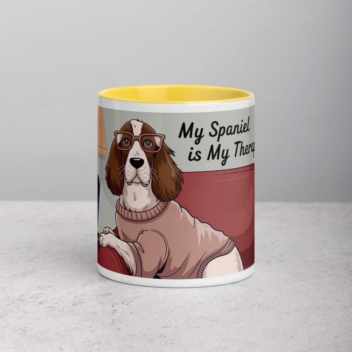 My Spaniel Is My Therapist Coffee Mug - Image 19