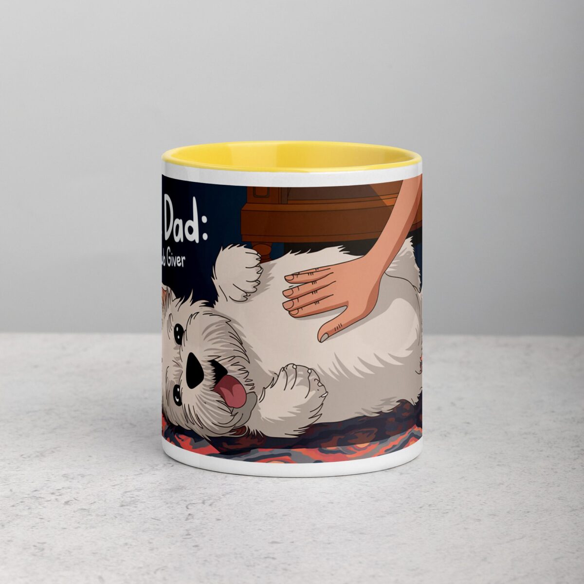 Westie Dad: Chief Belly Rub Giver Coffee Mug - Image 19