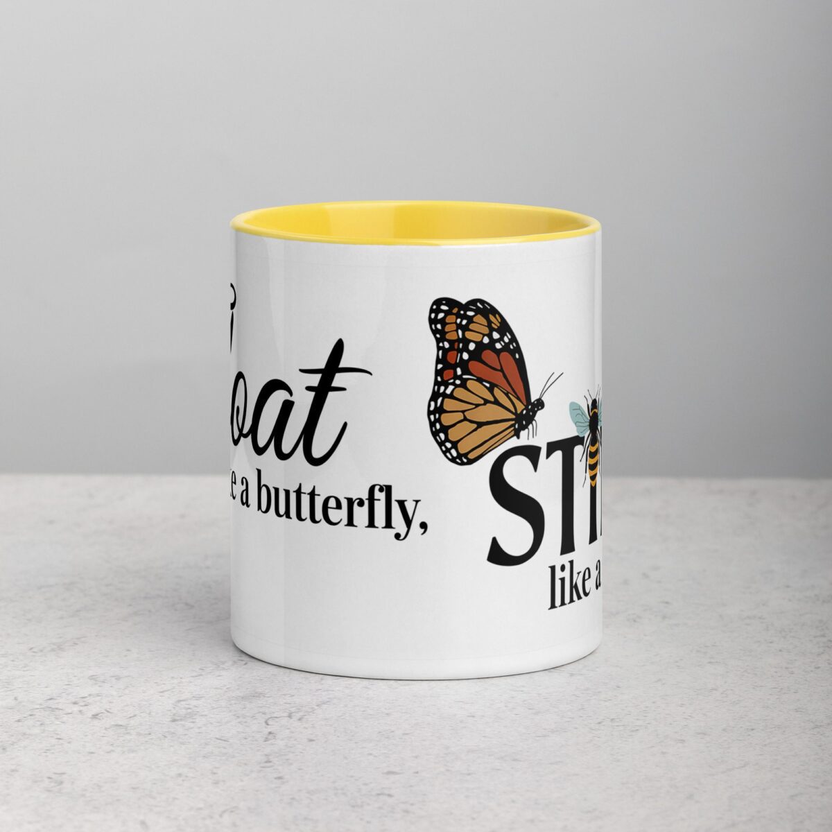 Float Like a Butterfly, Sting Like a Bee Mug - Image 19