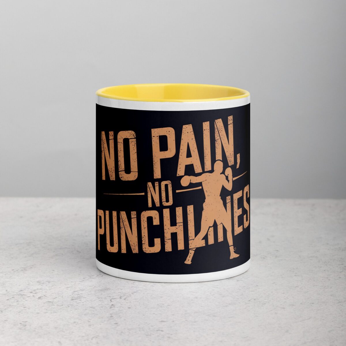 No Pain, No Punchlines Boxing Mug - Image 19