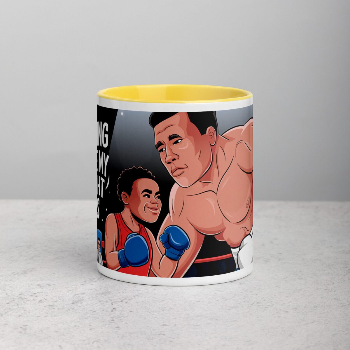 Punching Above My Weight Class Boxing Mug - Image 19