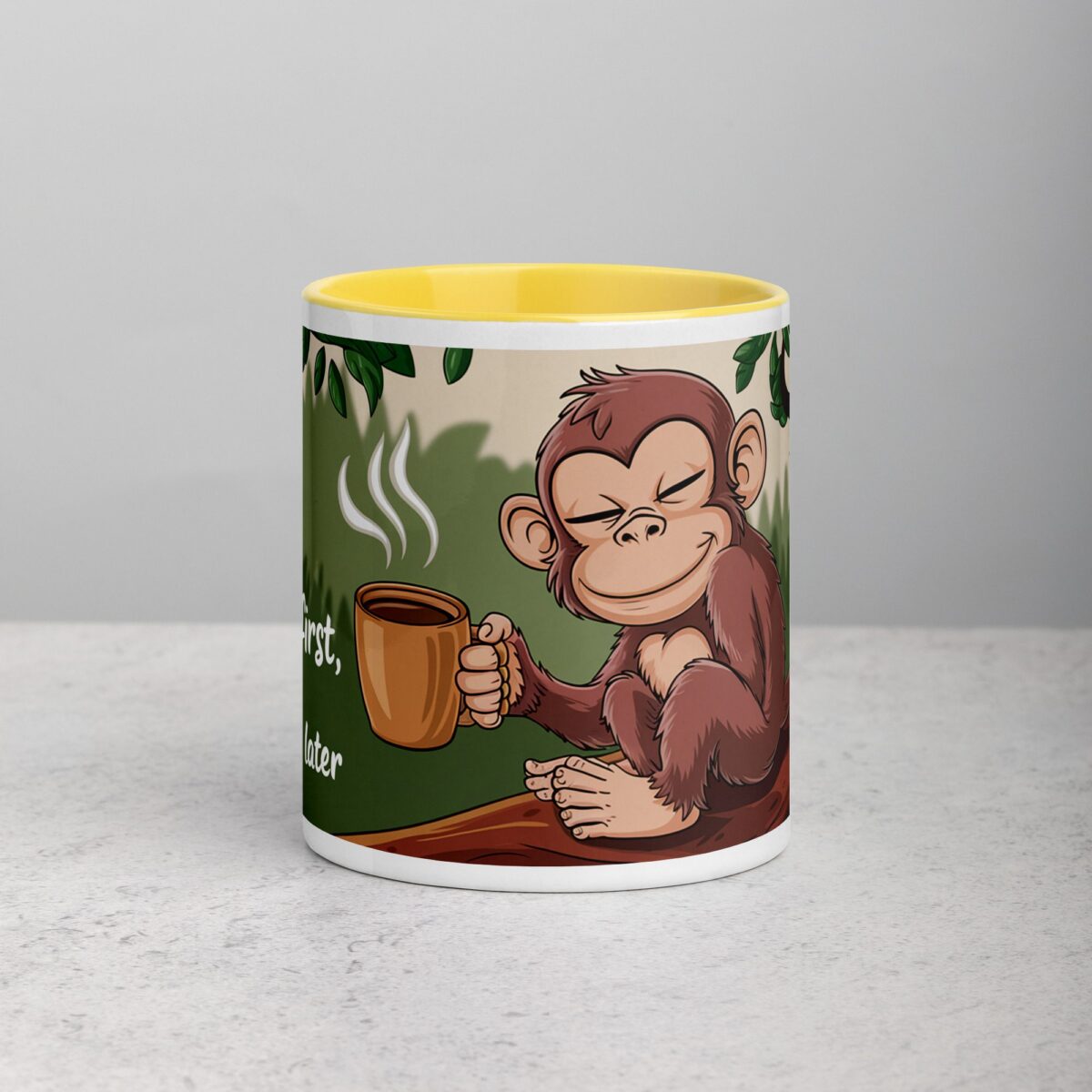 Coffee First, Monkey Business Later Mug - Image 19