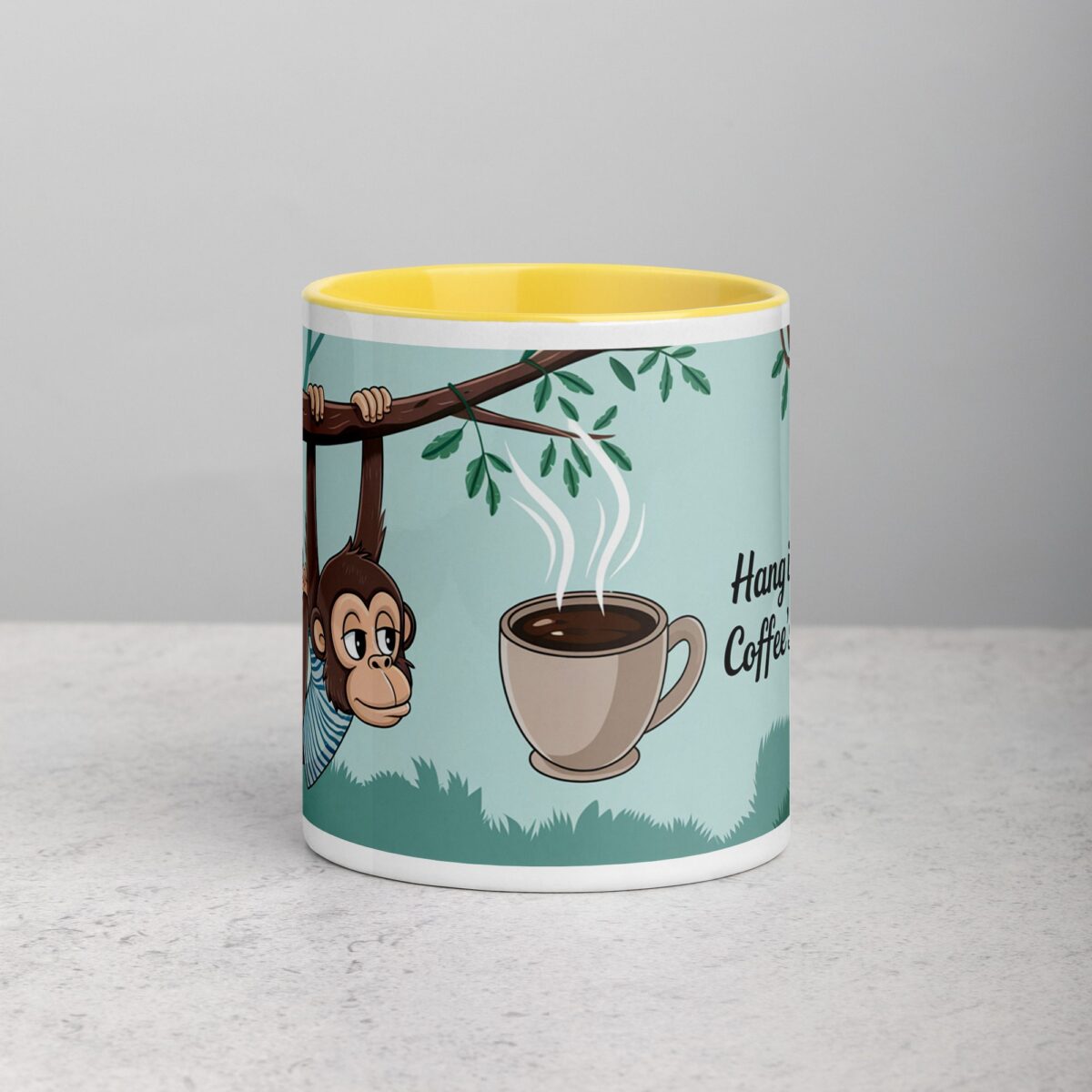 Hang in There, Coffee’s Coming! Monkey Mug - Image 19
