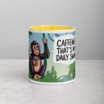 Caffeine? That’s My Daily Swing Monkey Mug - Image 19