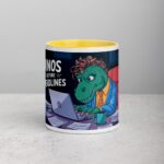 Dinos Before Deadlines Coffee Mug - Image 19