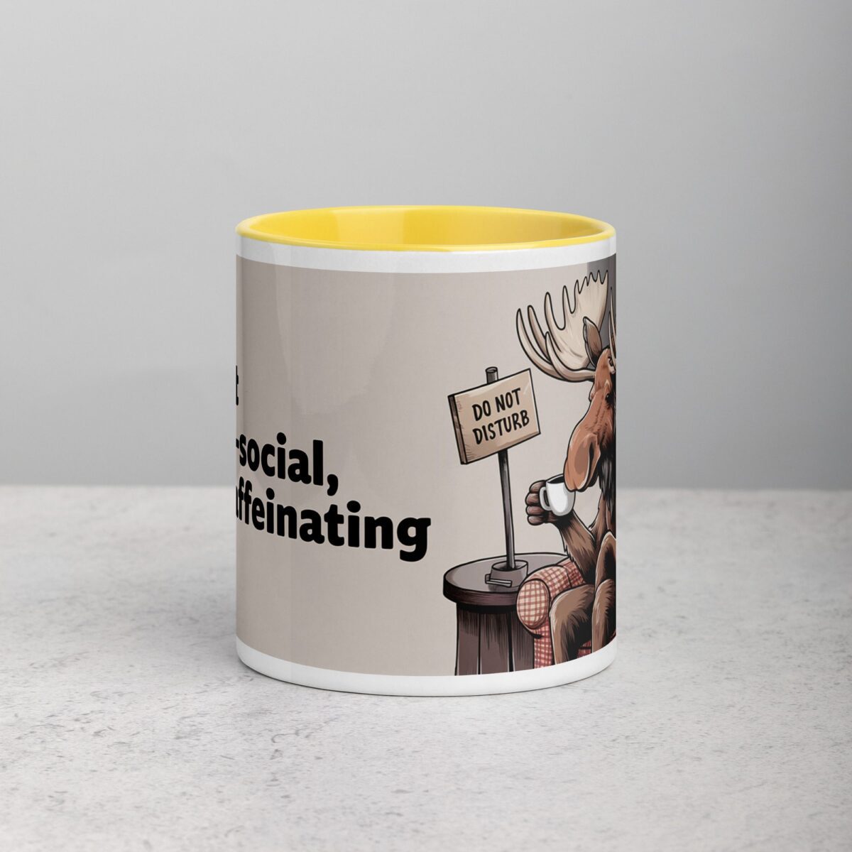 I’m Not Antler-Social, Just Caffeinating Moose Mug - Image 19