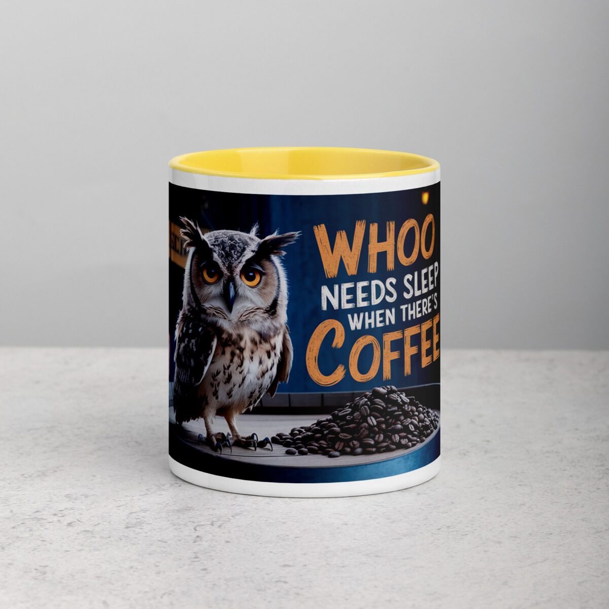 Whoo Needs Sleep When There's Coffee? Owl Mug - Image 19