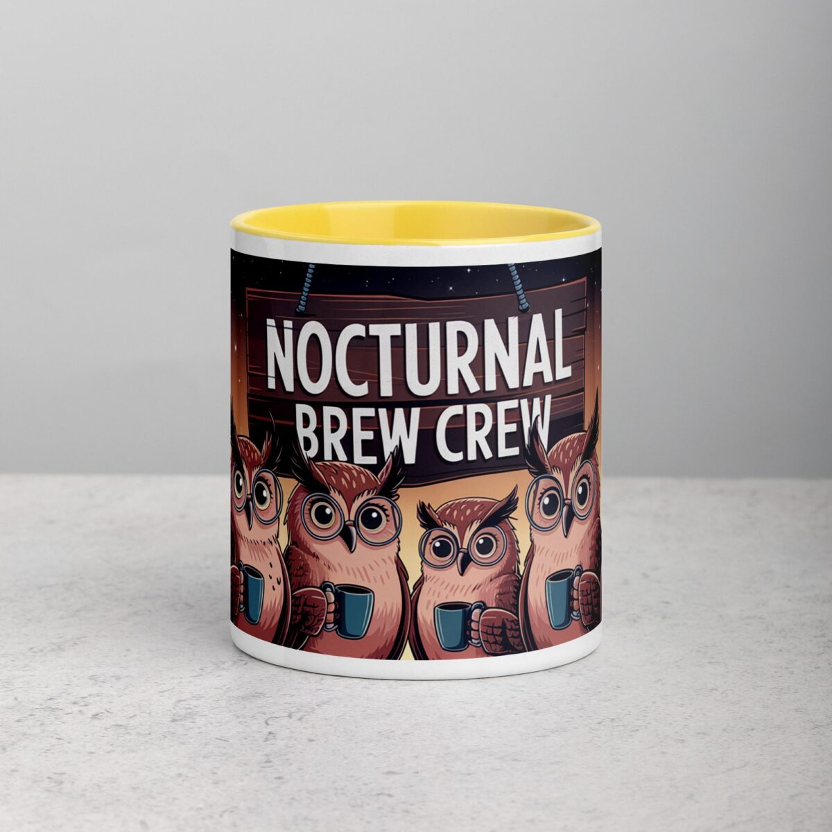 Nocturnal Brew Crew Owl Mug - Image 19