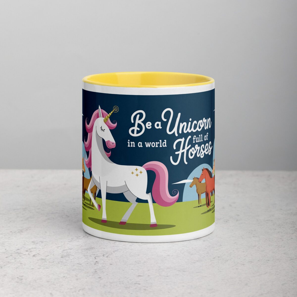 Be a Unicorn in a World Full of Horses Mug - Image 19