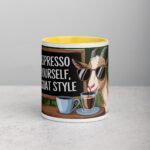 Espresso Yourself, Goat Style Coffee Mug - Image 19