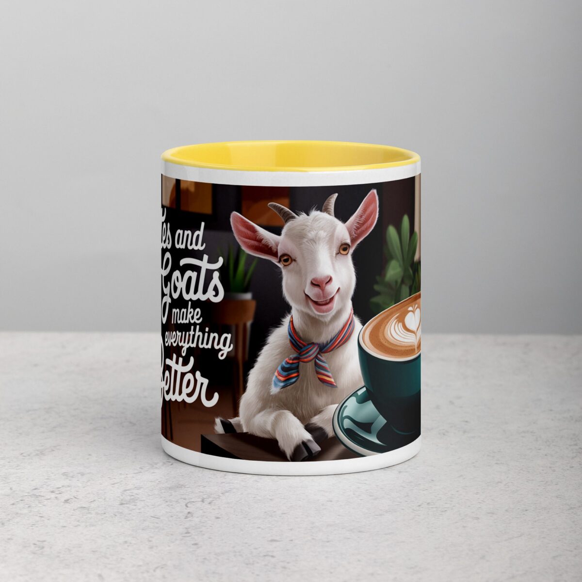 Lattes and Goats Make Everything Better Mug - Image 19