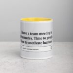 Time to Google ‘How to Motivate Humans Boss Mug - Image 19