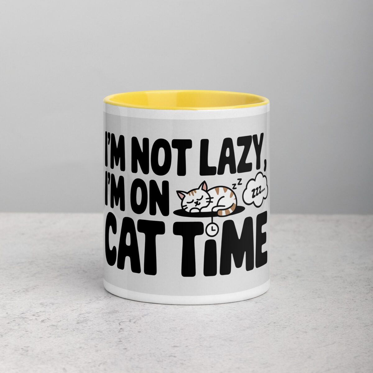 I’m Not Lazy, I’m on Cat Time Coffee Mug - Image 19
