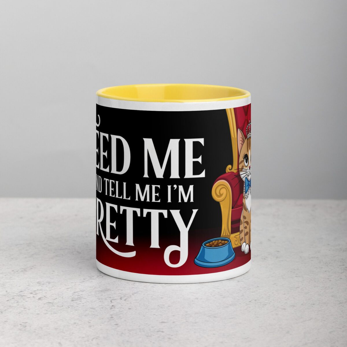 Feed Me and Tell Me I’m Pretty Cat Mug - Image 19