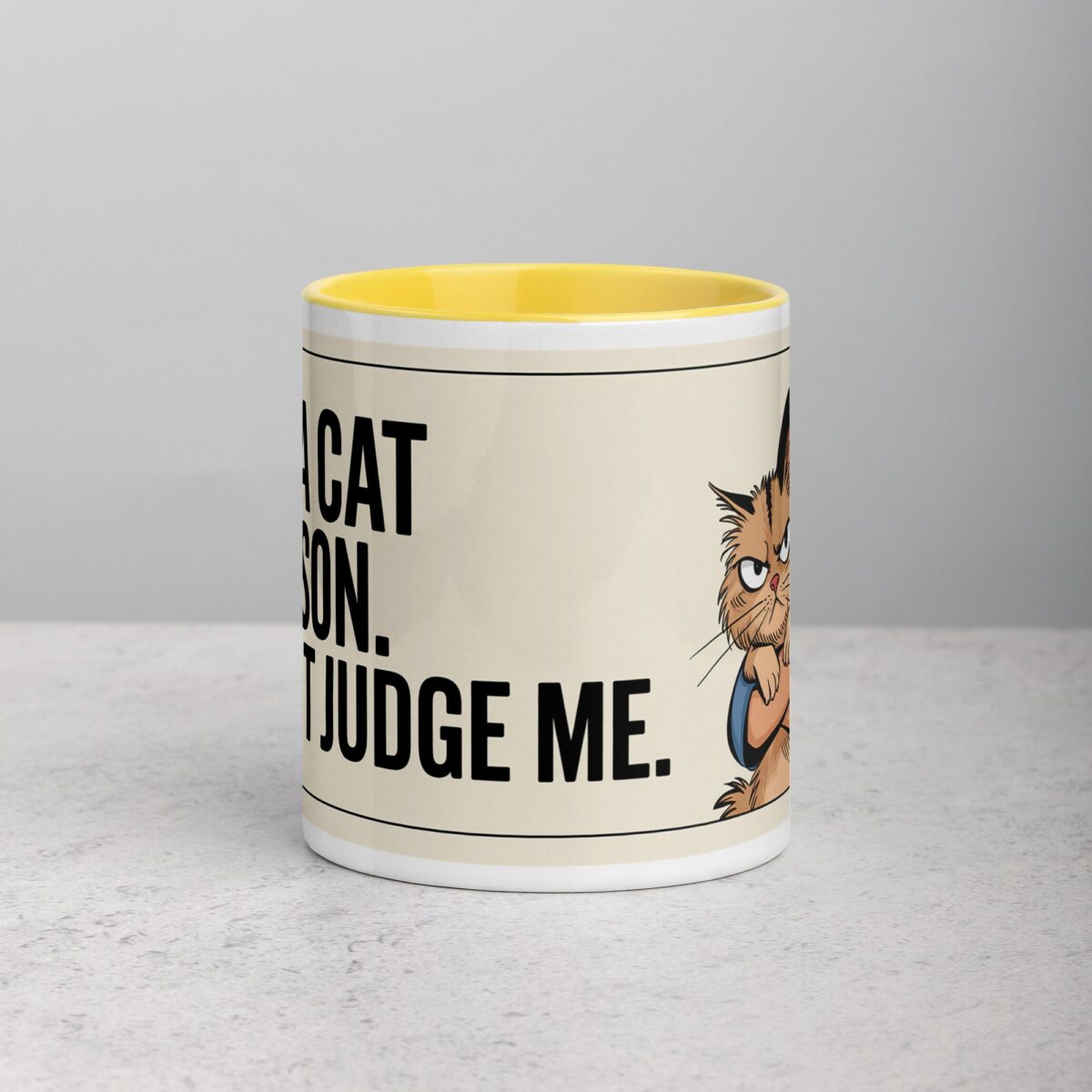 I’m a Cat Person. Don’t Judge Me Mug - Image 19