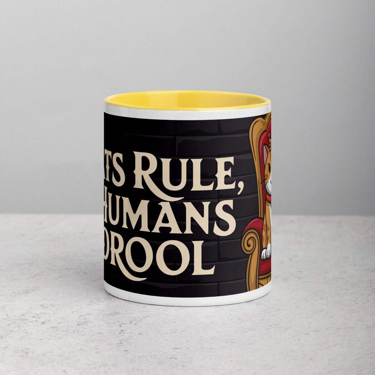 Cats Rule, Humans Drool Coffee Mug - Image 19