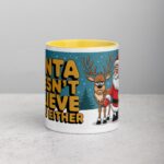 Santa Doesn’t Believe in You Either Christmas Mug - Image 19
