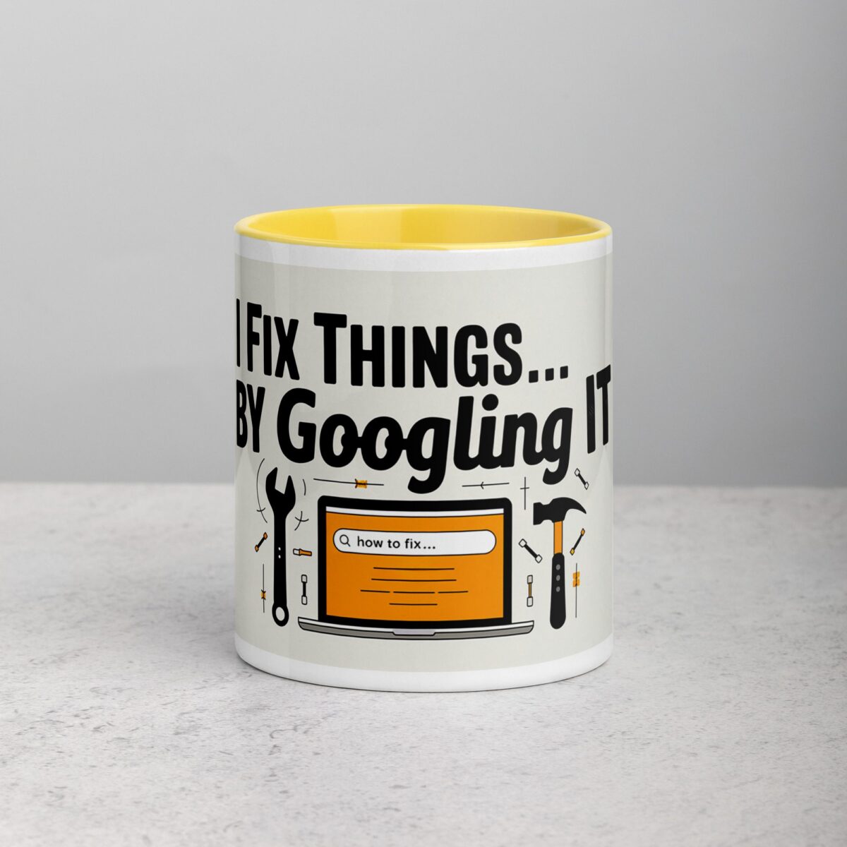 I Fix Things... By Googling It Dad Coffee Mug - Image 19