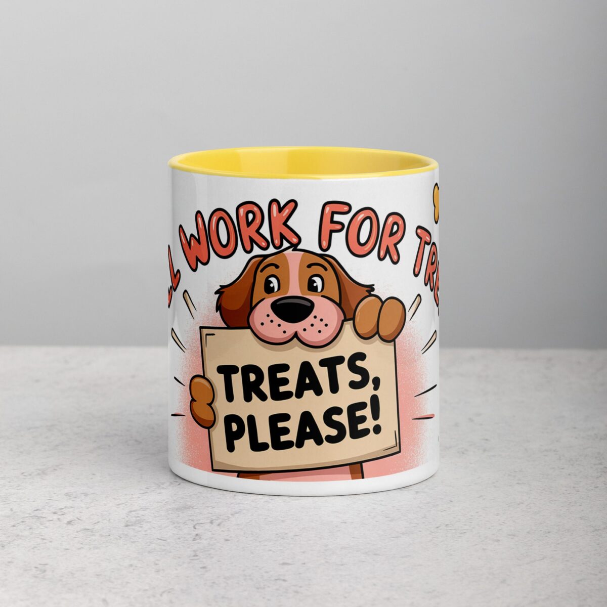 Will Work for Treats Dog Coffee Mug - Image 19