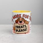 Will Work for Treats Dog Coffee Mug - Image 19