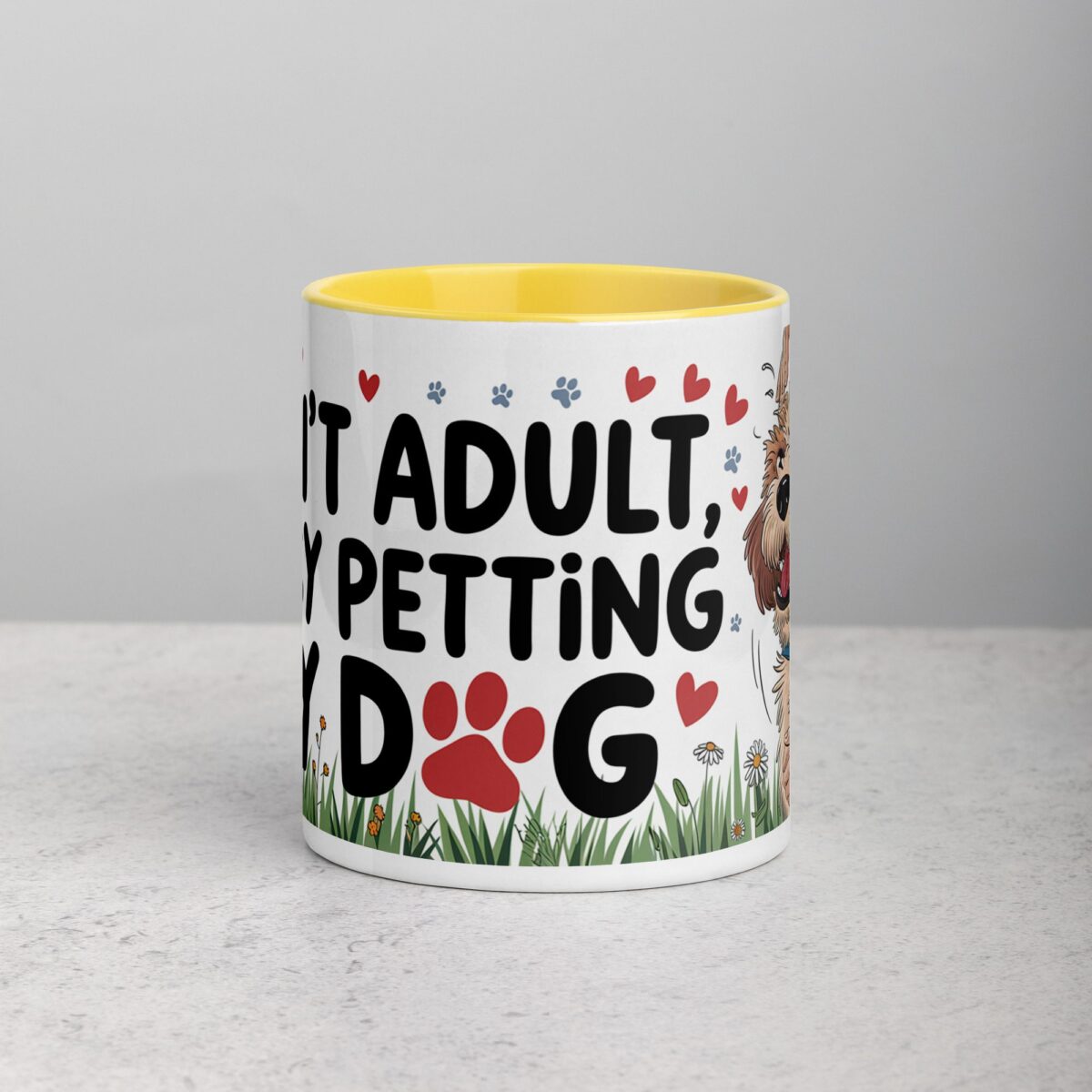 Can’t Adult, Busy Petting My Dog Mug - Image 19