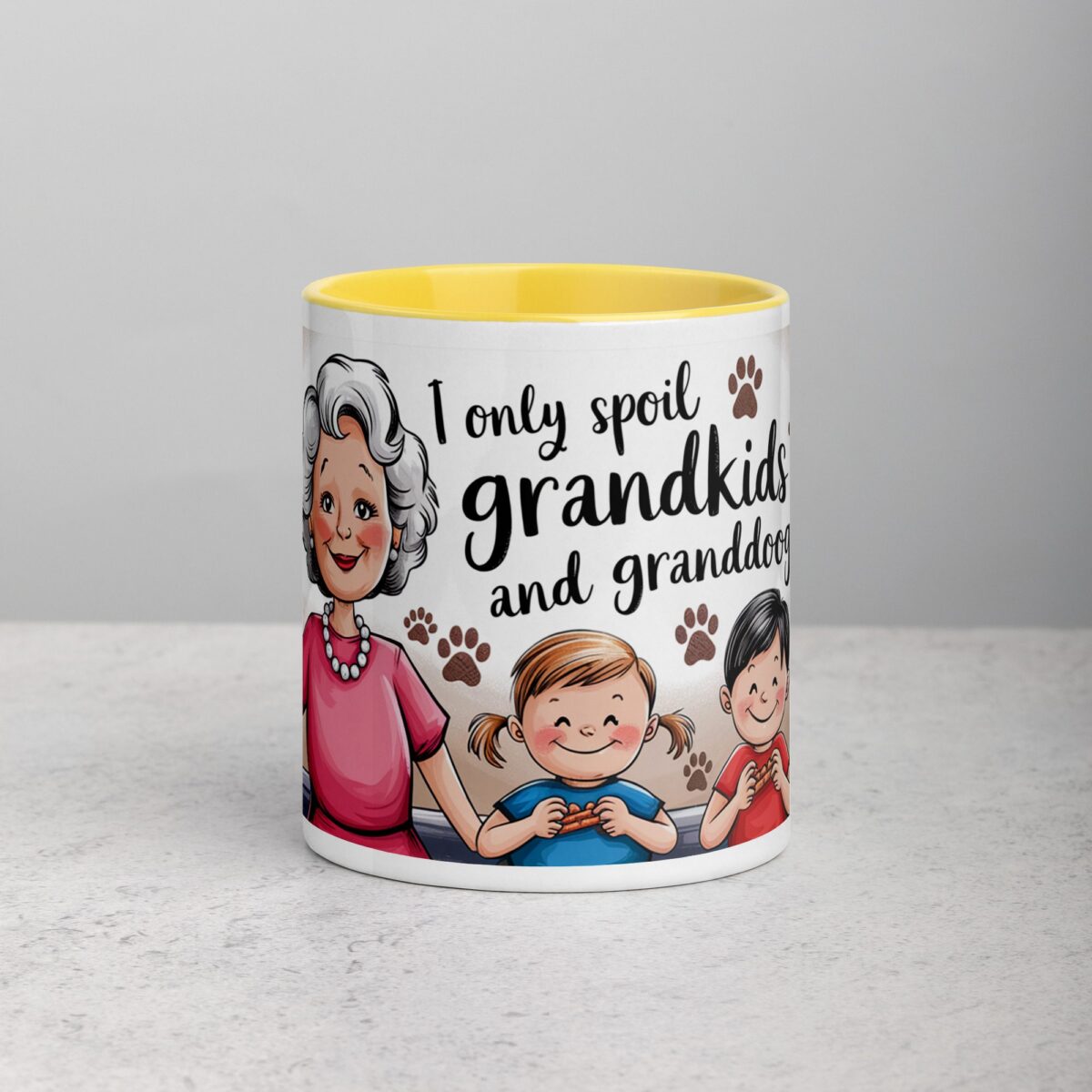 I Only Spoil Grandkids and Granddogs Coffee Mug - Image 19