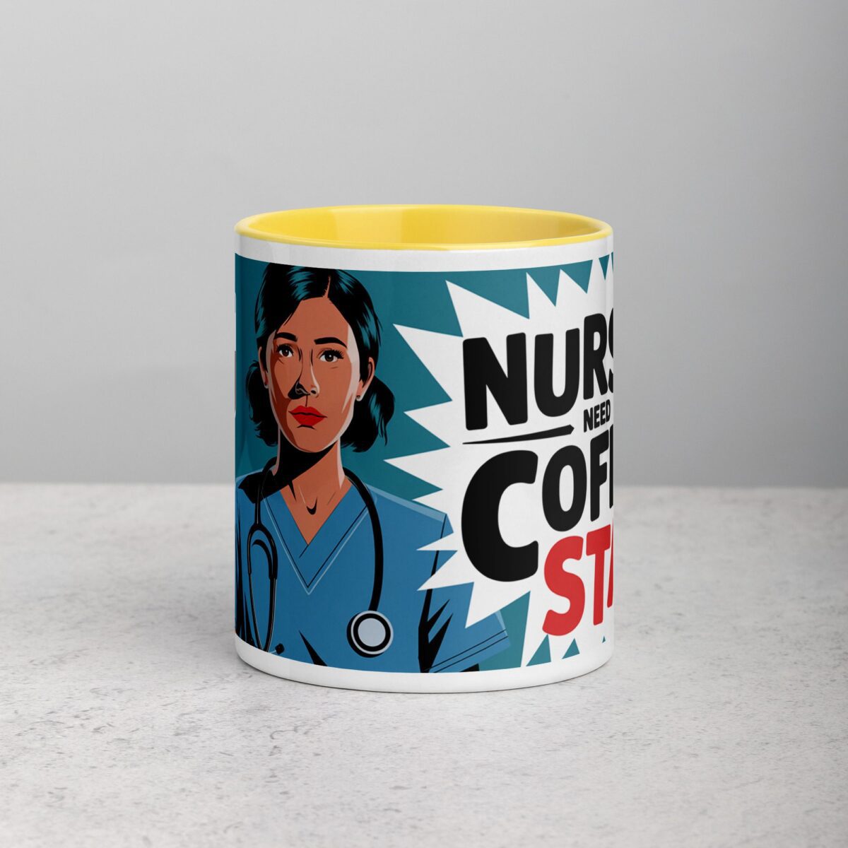 Nurses Need Coffee, Stat! Nurse Mug - Image 19