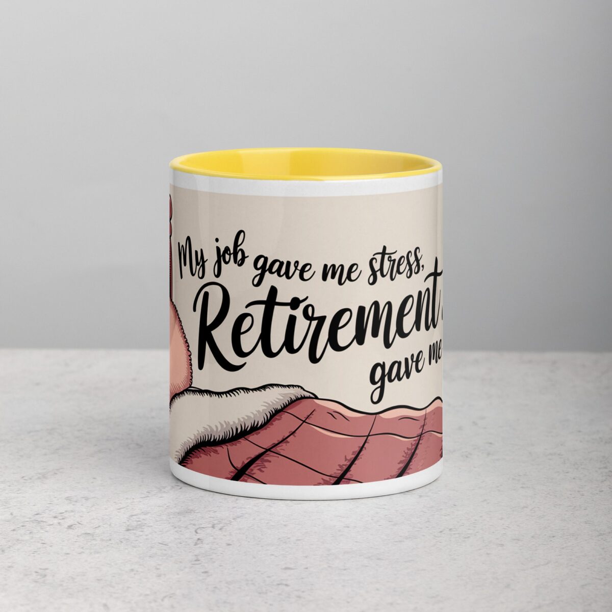 My Job Gave Me Stress, Retirement Gave Me Rest Mug - Image 19