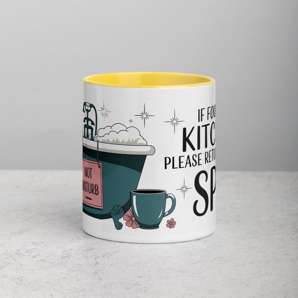 If Found in Kitchen, Please Return to the Spa Wife Mug - Image 19