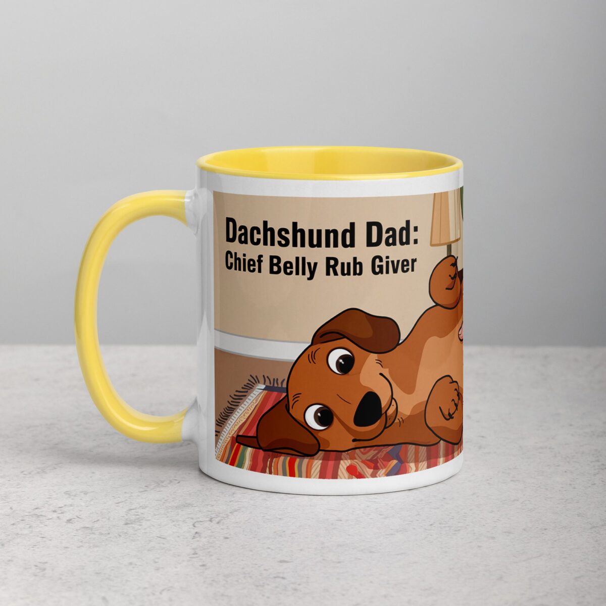 Dachshund Dad: Chief Belly Rub Giver Coffee Mug - Image 20