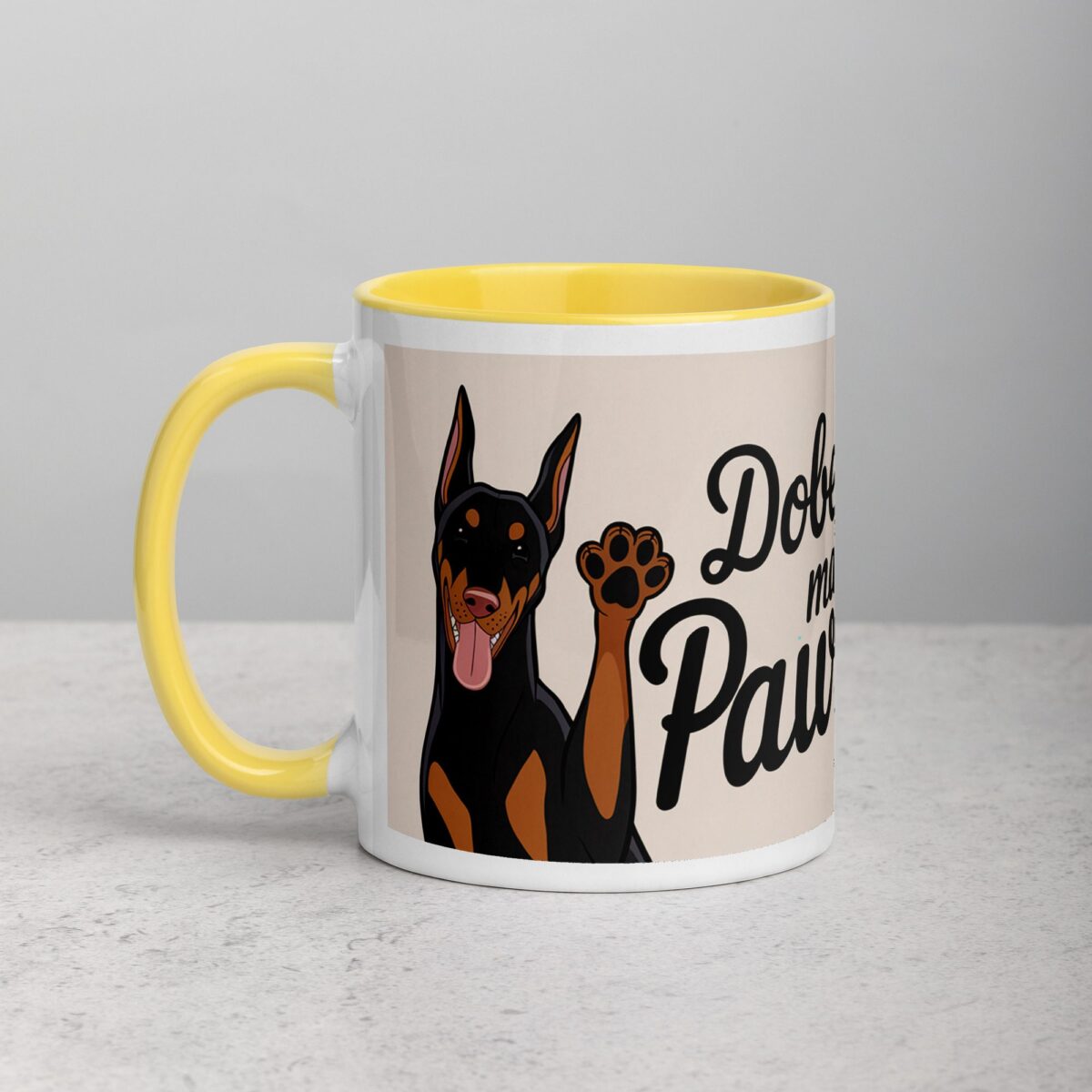Dobermans Make Life Pawsome Coffee Mug - Image 21