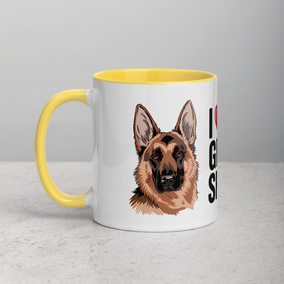 I ❤️ My German Shepherd Coffee Mug & Tea Cup - Image 20