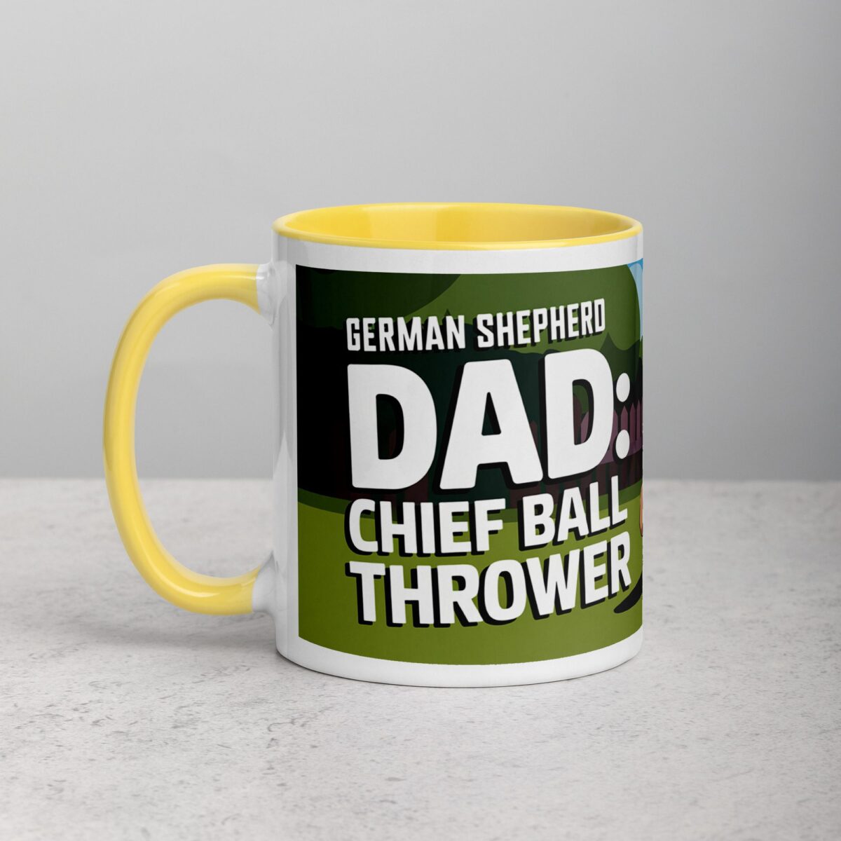 German Shepherd Dad: Chief Ball Thrower Mug - Image 20