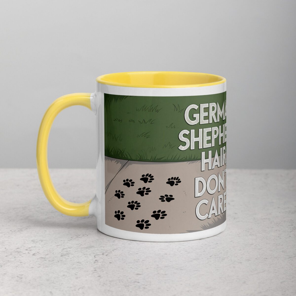 German Shepherd Hair, Don’t Care Coffee Mug - Image 20