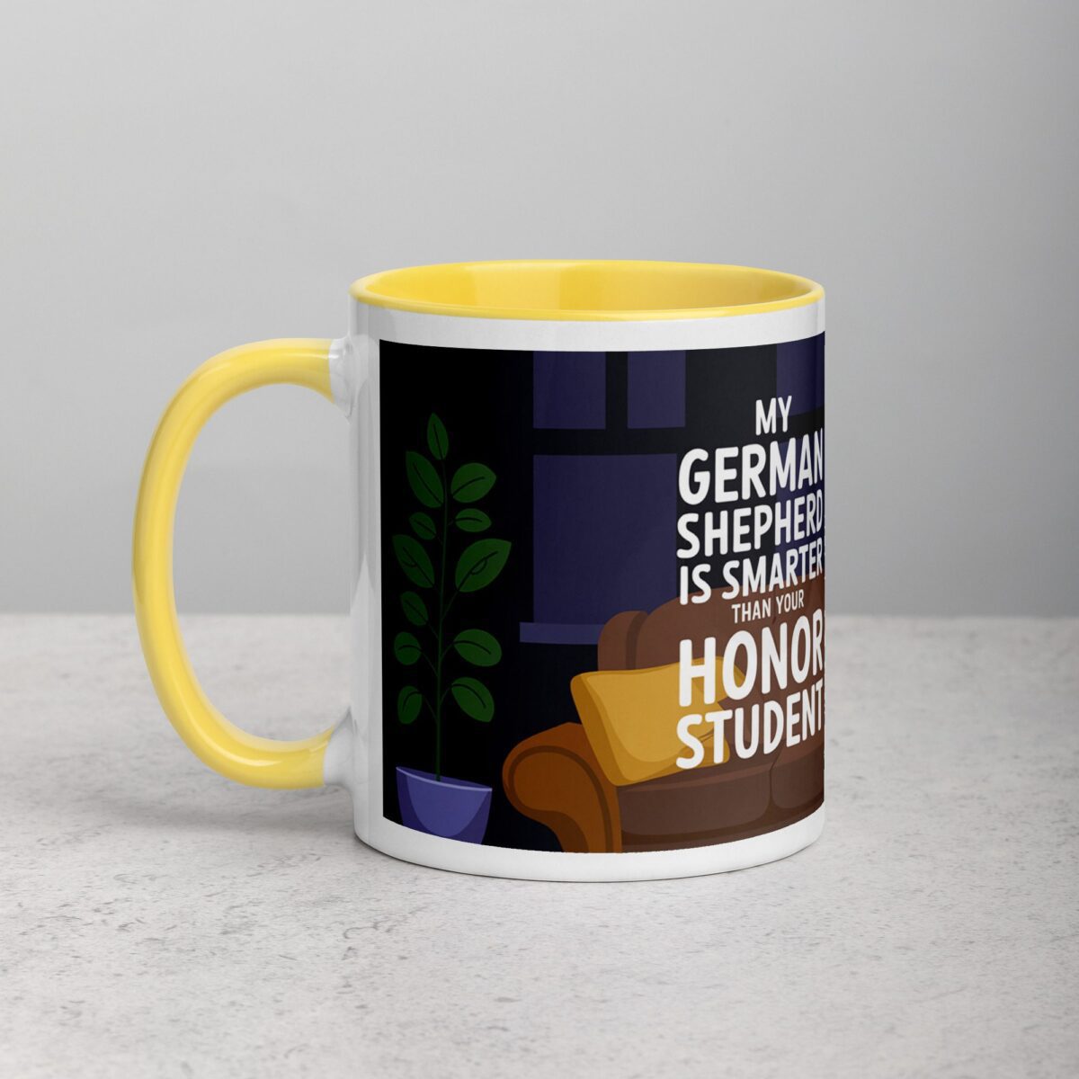 My German Shepherd Is Smarter Than Your Student Mug - Image 20