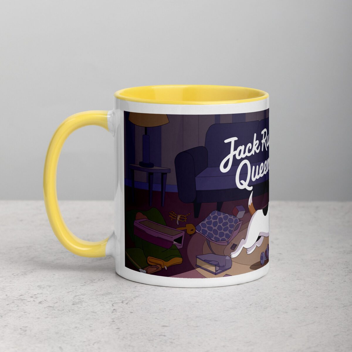 Jack Russell Mom: Queen of Chaos Coffee Mug - Image 20
