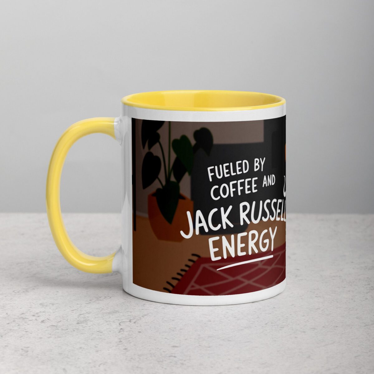 Fueled by Coffee and Jack Russell Energy Mug - Image 20