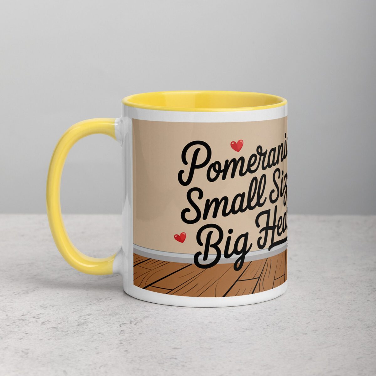 Pomeranians: Small Size, Big Heart Coffee Mug - Image 20