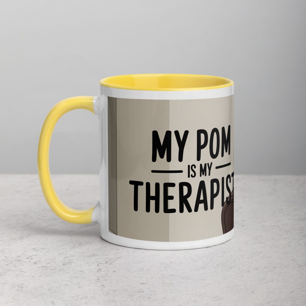 My Pom Is My Therapist Coffee Mug - Image 20