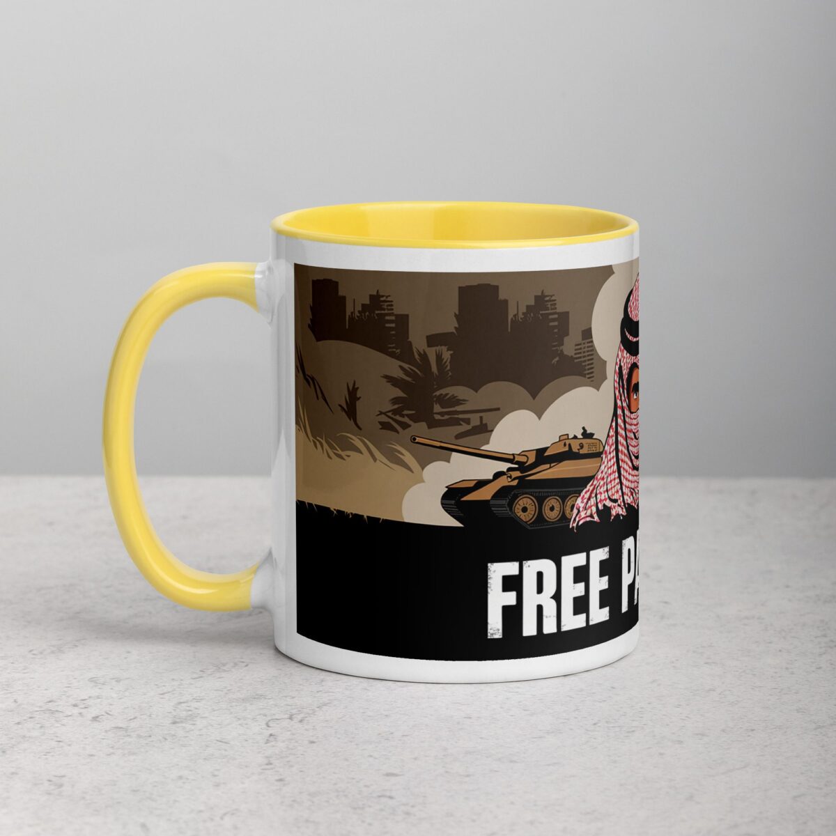 Free Palestine Freedom Fighter Mug - Image 20