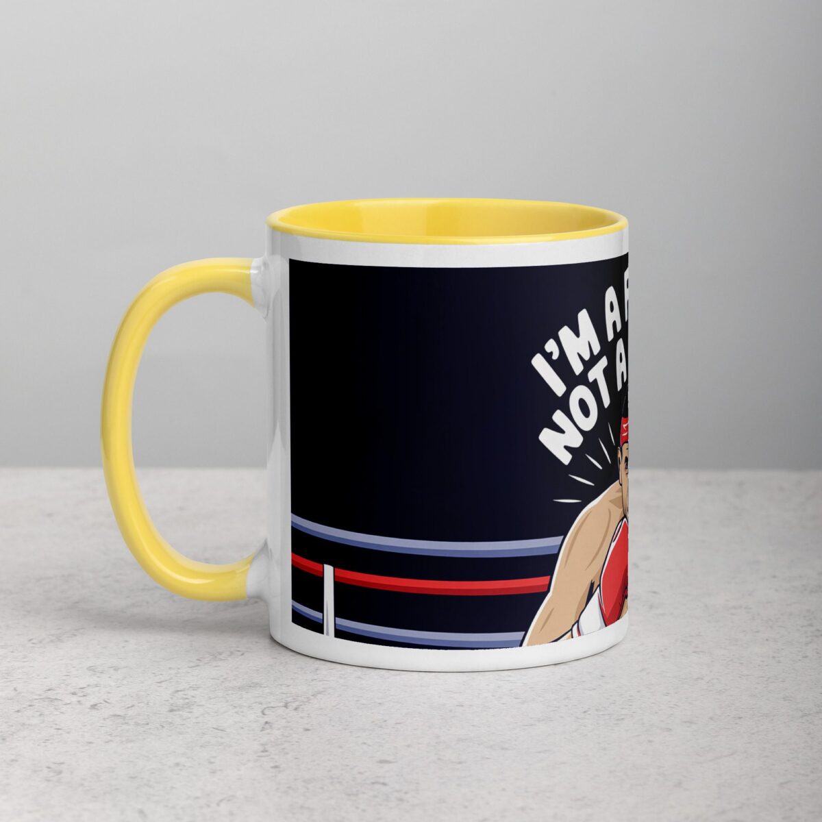I’m a Fighter, Not a Hugger Boxing Mug - Image 20