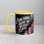 Punching Above My Weight Class Boxing Mug - Image 20