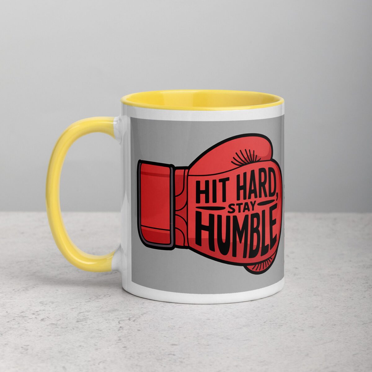 Hit Hard, Stay Humble Boxing Mug - Image 20